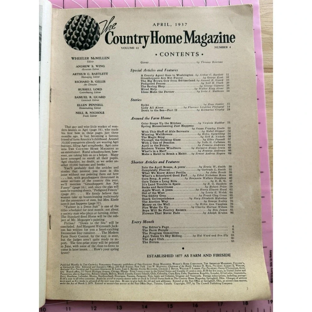 The Country Home Magazine‎ April 1937
